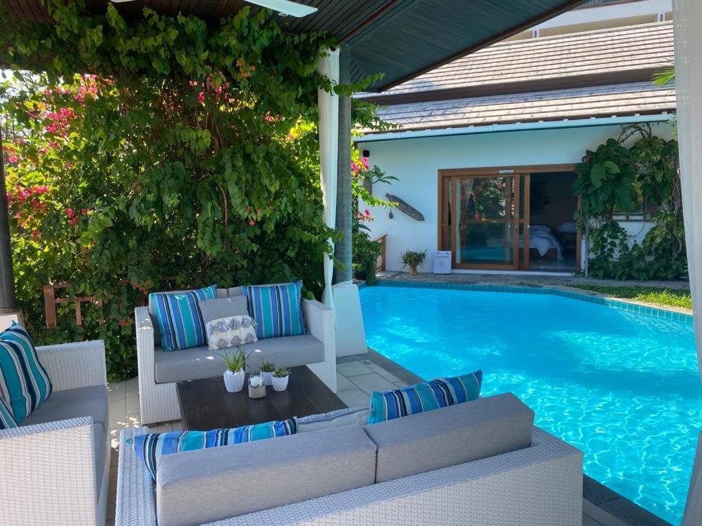 Samui Blu, Villa With Private Pool Choeng Mon Extérieur photo
