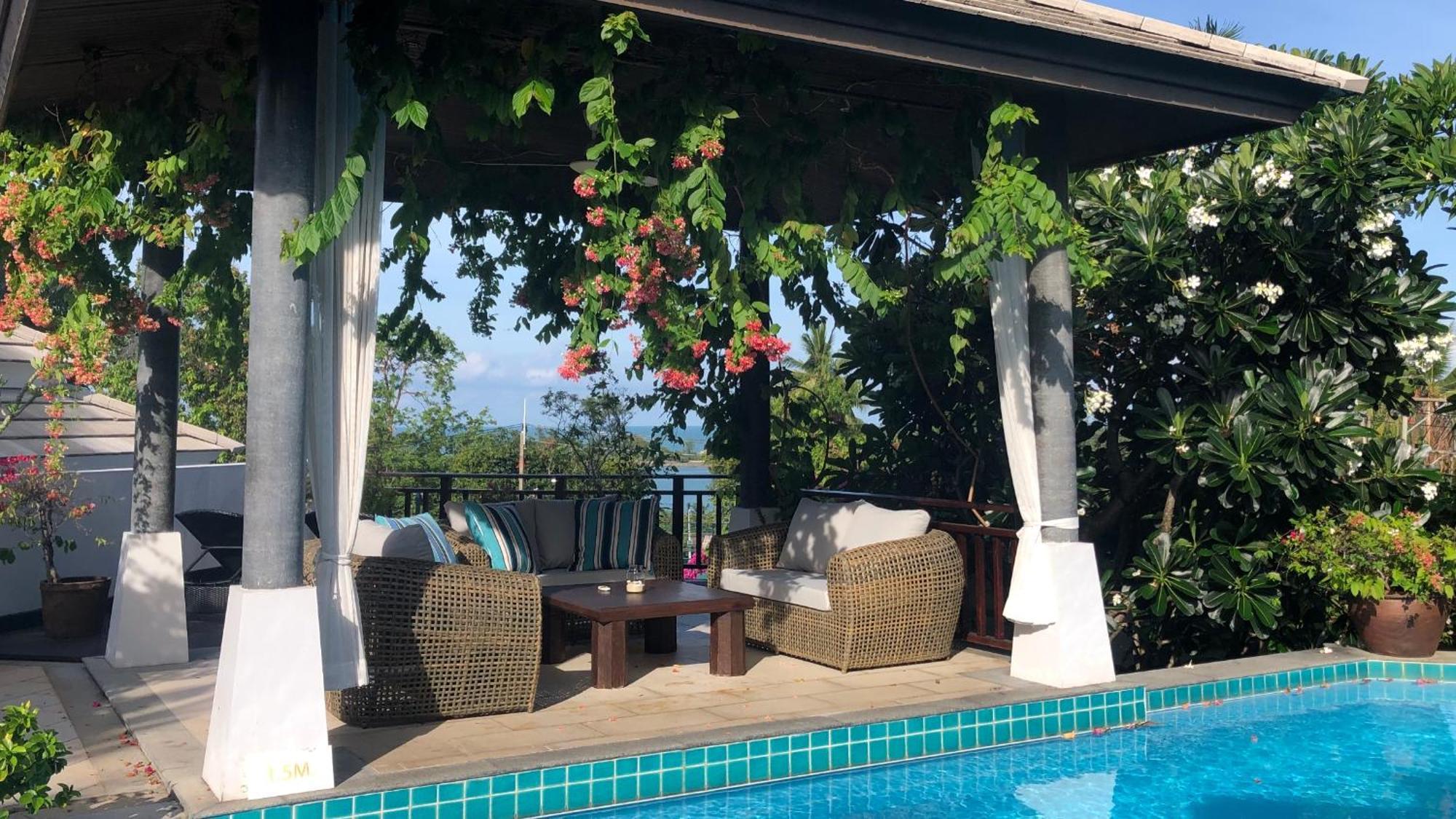 Samui Blu, Villa With Private Pool Choeng Mon Extérieur photo